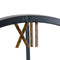 Distressed Black And Gold Skeleton Station Clock Accessories Hill Interiors 