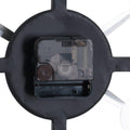 Distressed Black And Gold Skeleton Station Clock Accessories Hill Interiors 