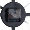 Distressed Black And Gold Skeleton Station Clock Accessories Hill Interiors 