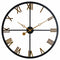 Distressed Black And Gold Skeleton Station Clock Accessories Hill Interiors 