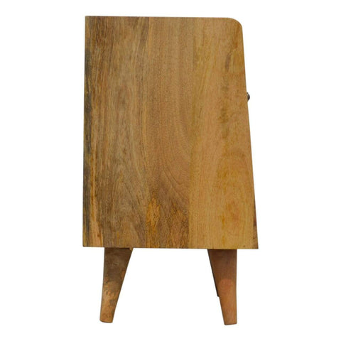 District Diamond Patterned Bedside Sleeping Artisan Furniture 