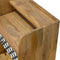 District Diamond Patterned Bedside Sleeping Artisan Furniture 