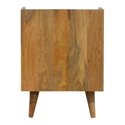 District Diamond Patterned Bedside Sleeping Artisan Furniture 
