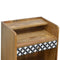 District Diamond Patterned Bedside Sleeping Artisan Furniture 
