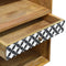 District Diamond Patterned Bedside Sleeping Artisan Furniture 