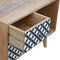 District Diamond Patterned Mini Cabinet Living Artisan Furniture 