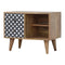 District Diamond Patterned Mini Cabinet Living Artisan Furniture 