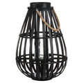 Domed Wicker Lantern With Rope Detail Accessories Hill Interiors 