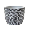 Doura Pot Black/White Small Accessories Regency Studio 