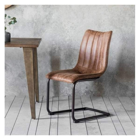Edington Brown Chair (2pk) W460 x D620 x H870mm Dining Regency Studio 