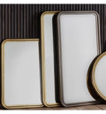 Eindhoven Mirror Brass Leaner Mirrors Regency Studio 