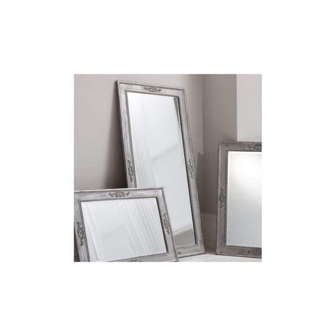 Ellesmere Vintage Grey Wall Mirror 65x31" Sleeping Regency Studio 