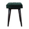 Emerald Cotton Velvet Deep Button Bench Living Artisan Furniture 