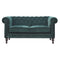 Emerald Green Velvet 2 Seater Chesterfield Sofa Living Artisan Furniture 