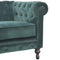 Emerald Green Velvet 2 Seater Chesterfield Sofa Living Artisan Furniture 