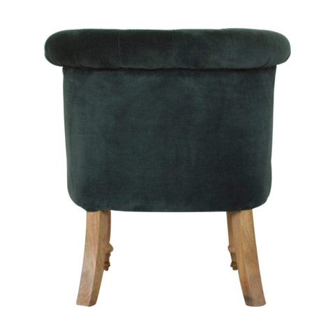 Emerald Green Velvet Accent Chair Living Artisan Furniture 