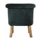 Emerald Green Velvet Accent Chair Living Artisan Furniture 