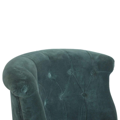 Emerald Green Velvet Accent Chair Living Artisan Furniture 