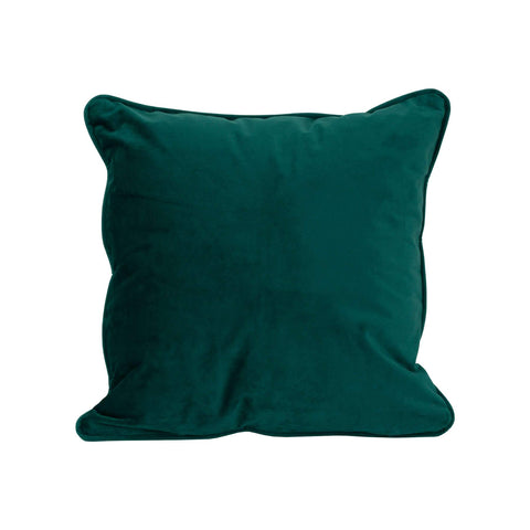 Emerald Green Velvet Cushion 40x40cm Accessories Hill Interiors 