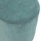 Emerald Green Velvet Footstool with Wooden Base Living Artisan Furniture 