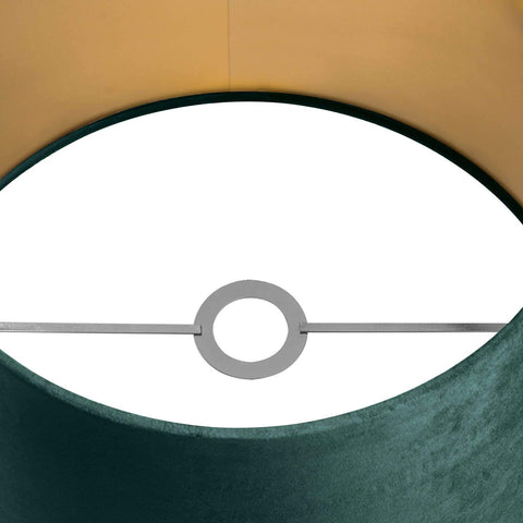 Emerald Green Velvet Lamp And Ceiling Shade Lighting Hill Interiors 