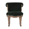 Emerald Green Velvet Studded Chair Living Artisan Furniture 