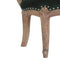Emerald Green Velvet Studded Chair Living Artisan Furniture 