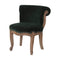 Emerald Green Velvet Studded Chair Living Artisan Furniture 