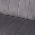 Emperor Grey Velvet 2 Seater Sofa Living Hill Interiors 