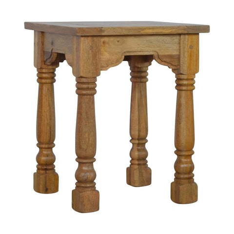 End Table with Turned Legs Living Artisan Furniture 
