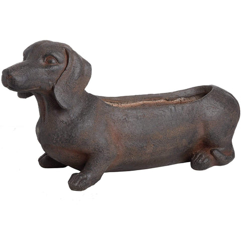 Ernie The Sausage Dog Rustic Planter Accessories Hill Interiors 