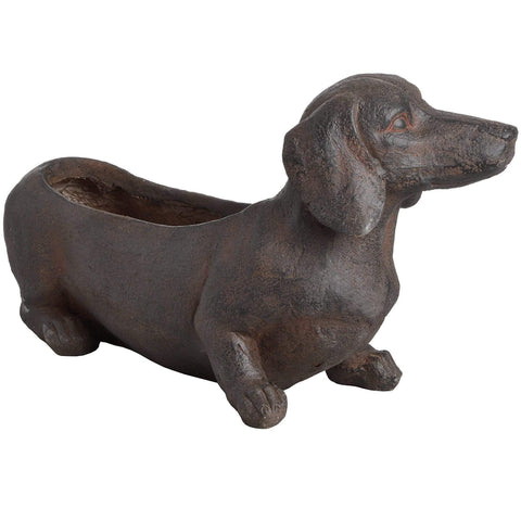 Ernie The Sausage Dog Rustic Planter Accessories Hill Interiors 