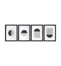 Etched Formation Framed Art Set of 4 Accessories Regency Studio 