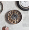 Fairbank Wall Clock Polished Nickel Accessories Regency Studio 