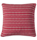 Fairisle Diamond Cushion Red Accessories Regency Studio 