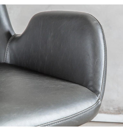 Faraday Swivel Chair Charcoal Living Regency Studio 