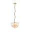 Fargo 3 Pendant Light Brass Small Lighting Regency Studio 