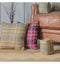 Farnley Check Cushion Plum Accessories Regency Studio 