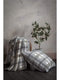 Faux Fur Check Throw Grey Accessories Regency Studio 