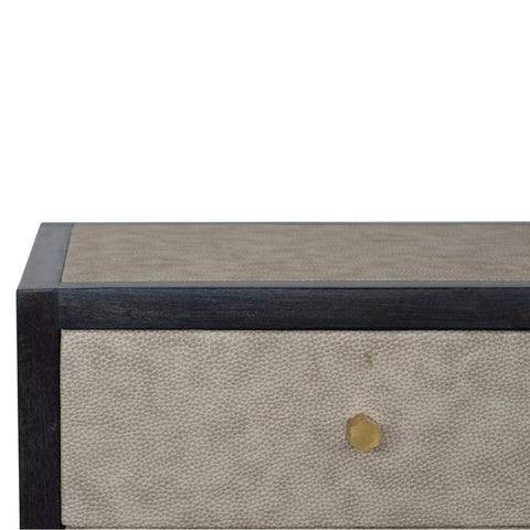 Faux Leather Bedside Sleeping Artisan Furniture 