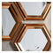 Fawkner Hexagonal Copper Tone Mirror - Set Of Three Sleeping Regency Studio 