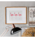 Flamingoes Crossing Framed Art Accessories Regency Studio 