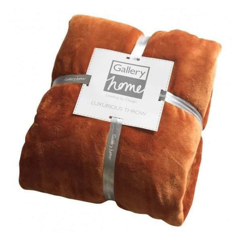 Flannel Fleece Throw Chilli W1400 x H1800mm Accessories Regency Studio 