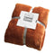 Flannel Fleece Throw Chilli W1400 x H1800mm Accessories Regency Studio 