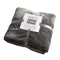 Flannel Fleece Throw Mid Grey W1400 x H1800mm Accessories Regency Studio 