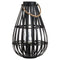 Floor Standing Domed Wicker Lantern With Rope Detail Accessories Hill Interiors 