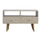 Floral Bone Inlay Media Unit Living Artisan Furniture 
