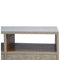 Floral Bone Inlay Media Unit Living Artisan Furniture 