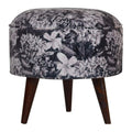 Floral Print Footstool Living Artisan Furniture 