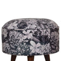 Floral Print Footstool Living Artisan Furniture 